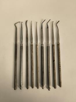 Dental instruments.